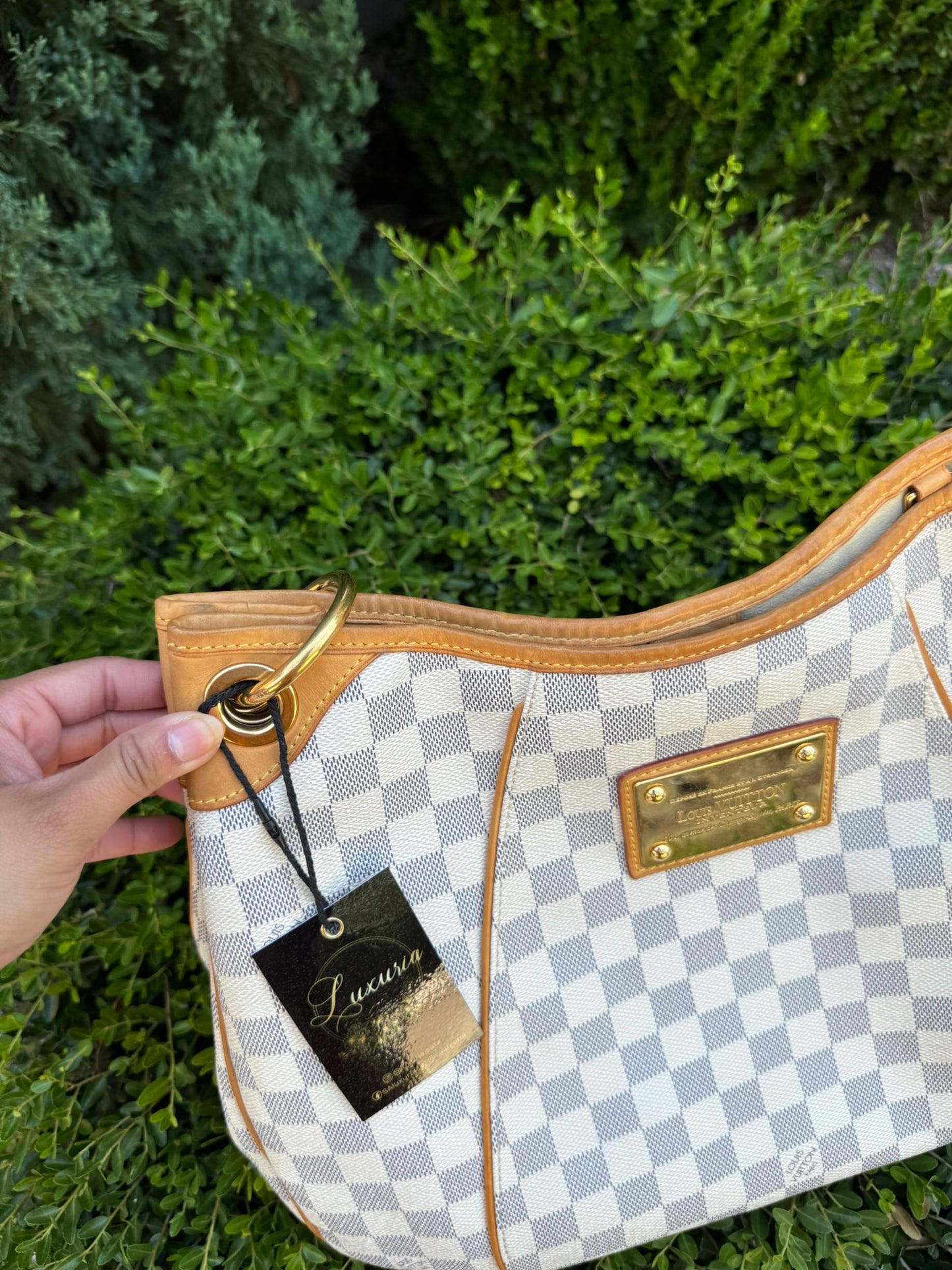 Louis Vuitton Galliera PM in Damier Azur Canvas