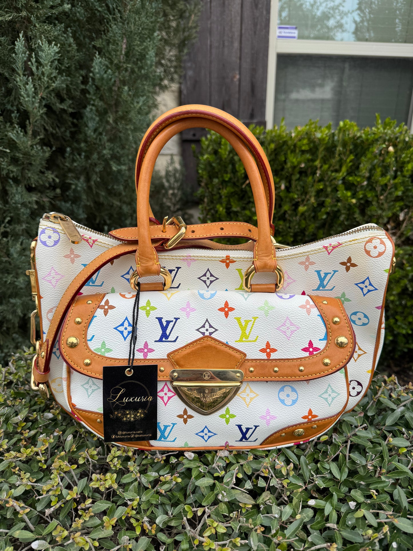 Louis Vuitton Rita Multicolor in Blanc