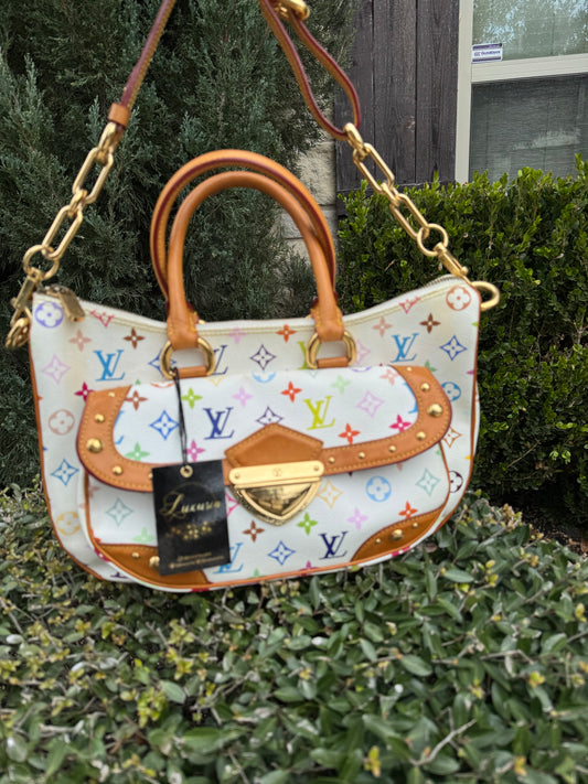 Louis Vuitton Rita Multicolor in Blanc