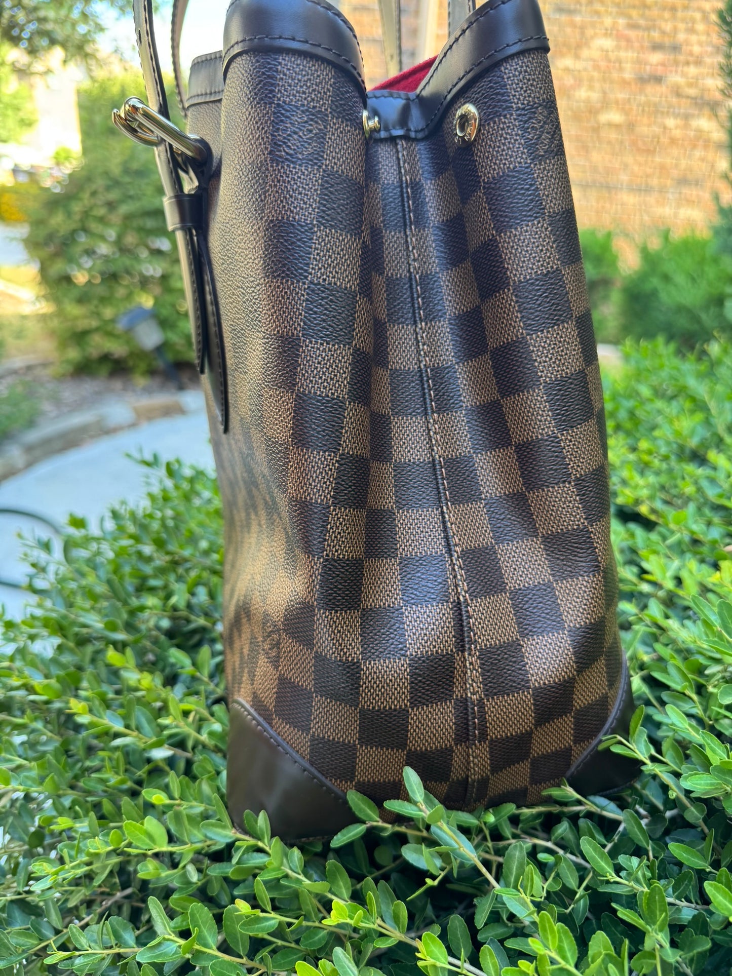 Louis Vuitton Hampstead MM in Damier Ebene Canvas