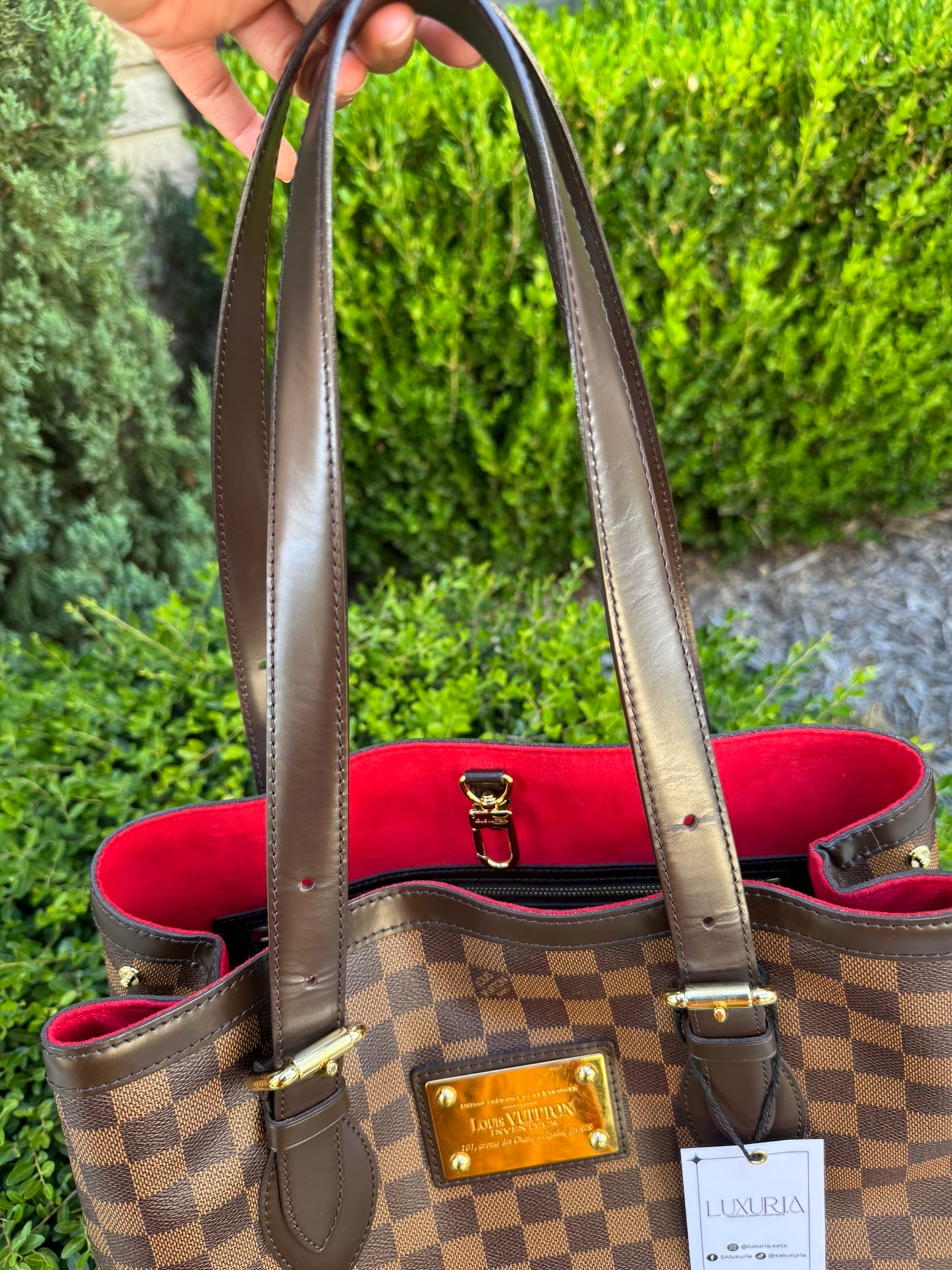 Louis Vuitton Hampstead MM in Damier Ebene Canvas