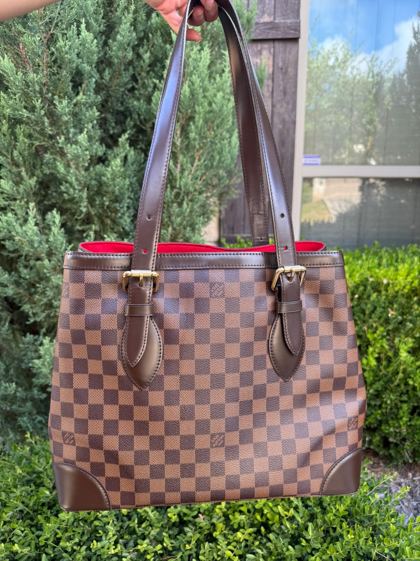 Louis Vuitton Hampstead MM in Damier Ebene Canvas