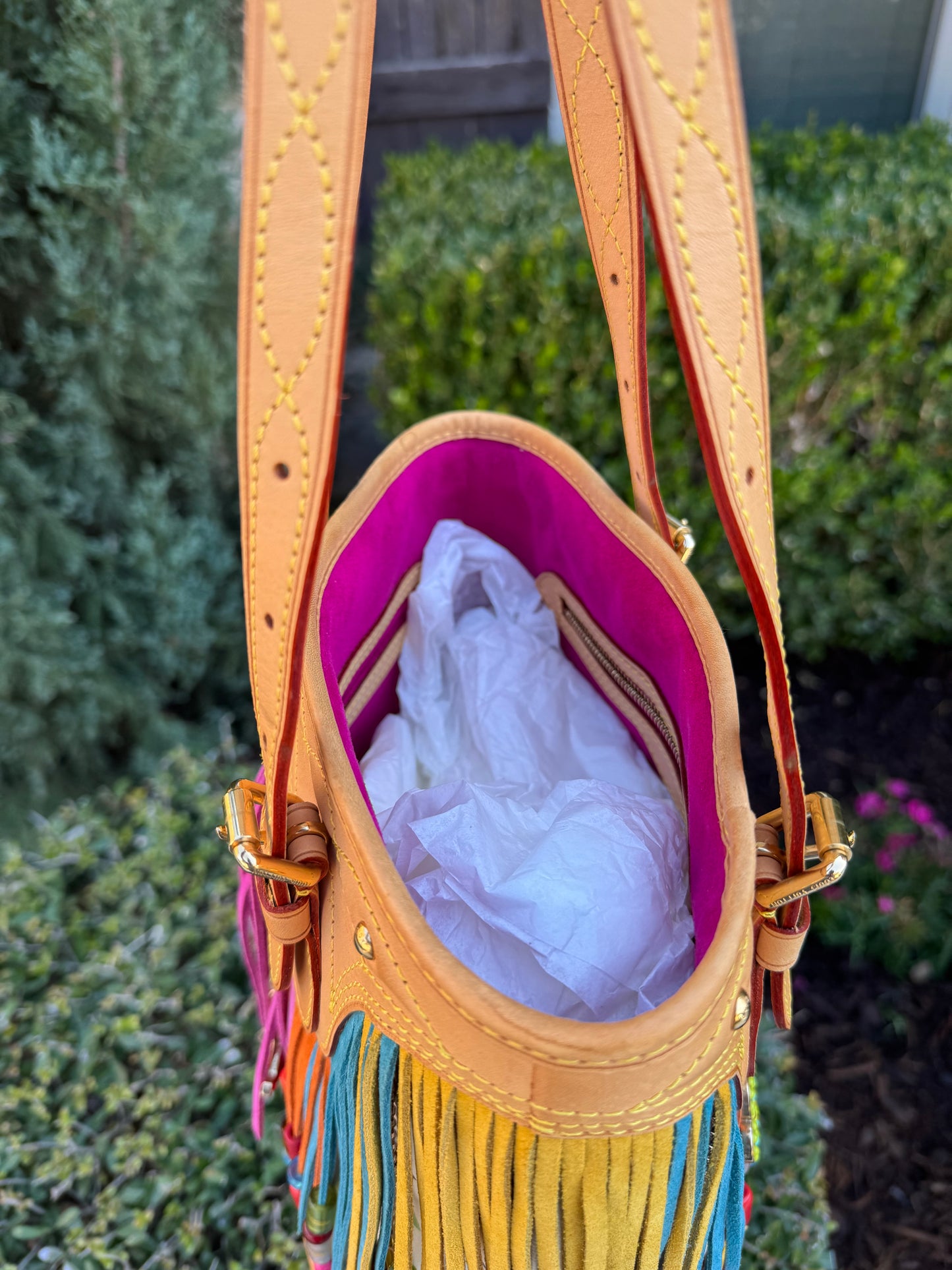 Louis Vuitton Bucket Fringe