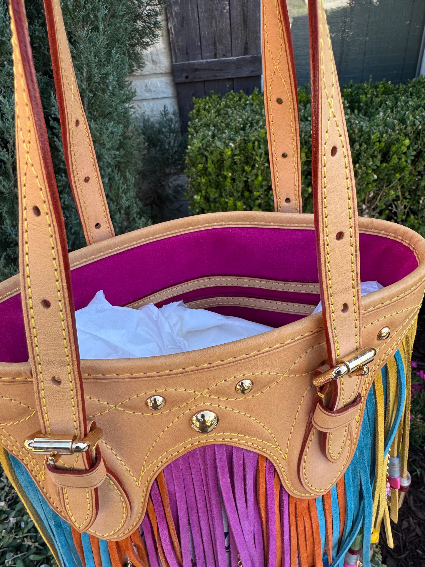 Louis Vuitton Bucket Fringe
