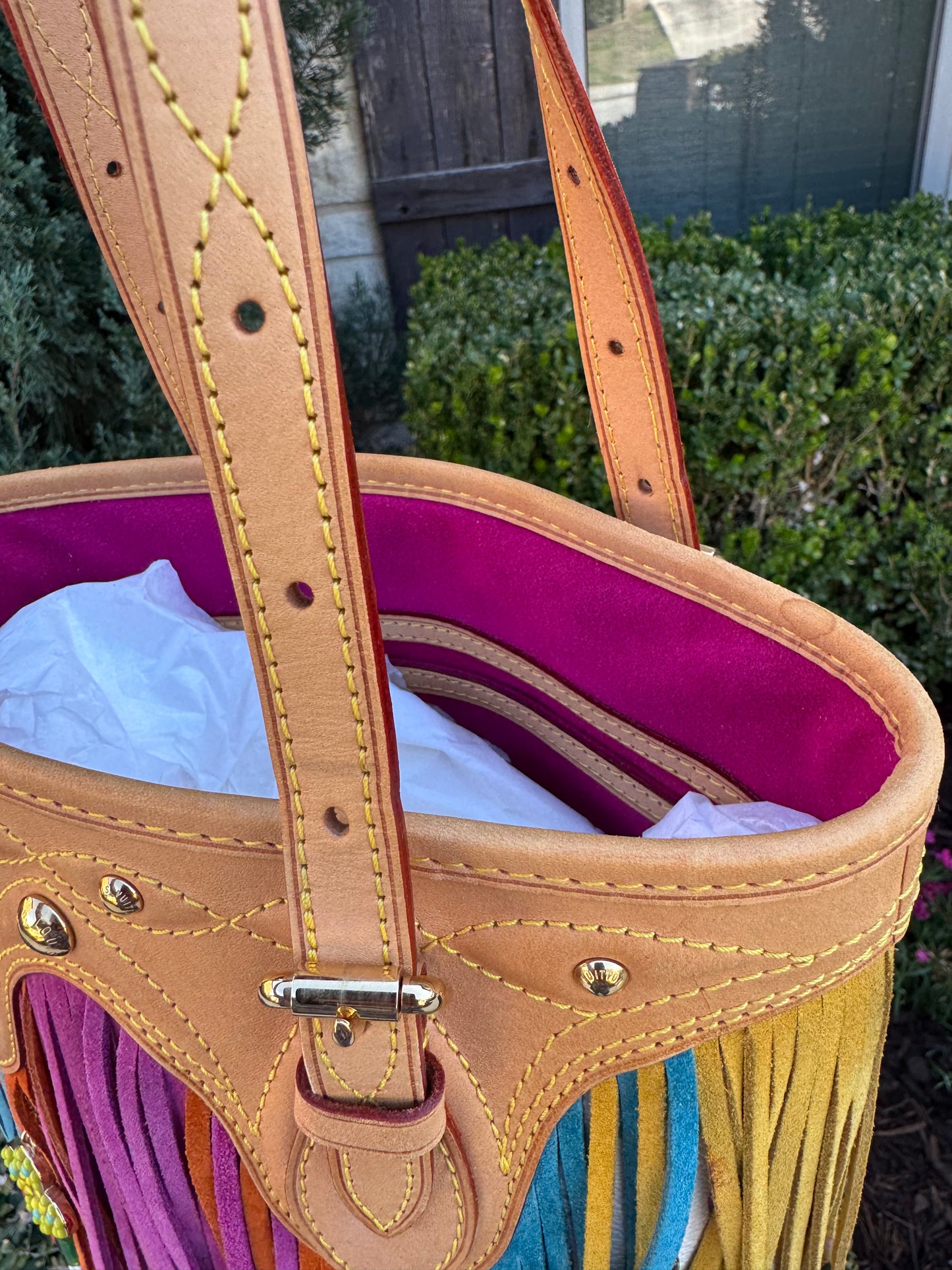 Louis Vuitton Bucket Fringe
