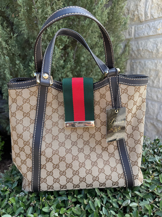 Gucci Guccissima Web Stripe Shoulder Bag