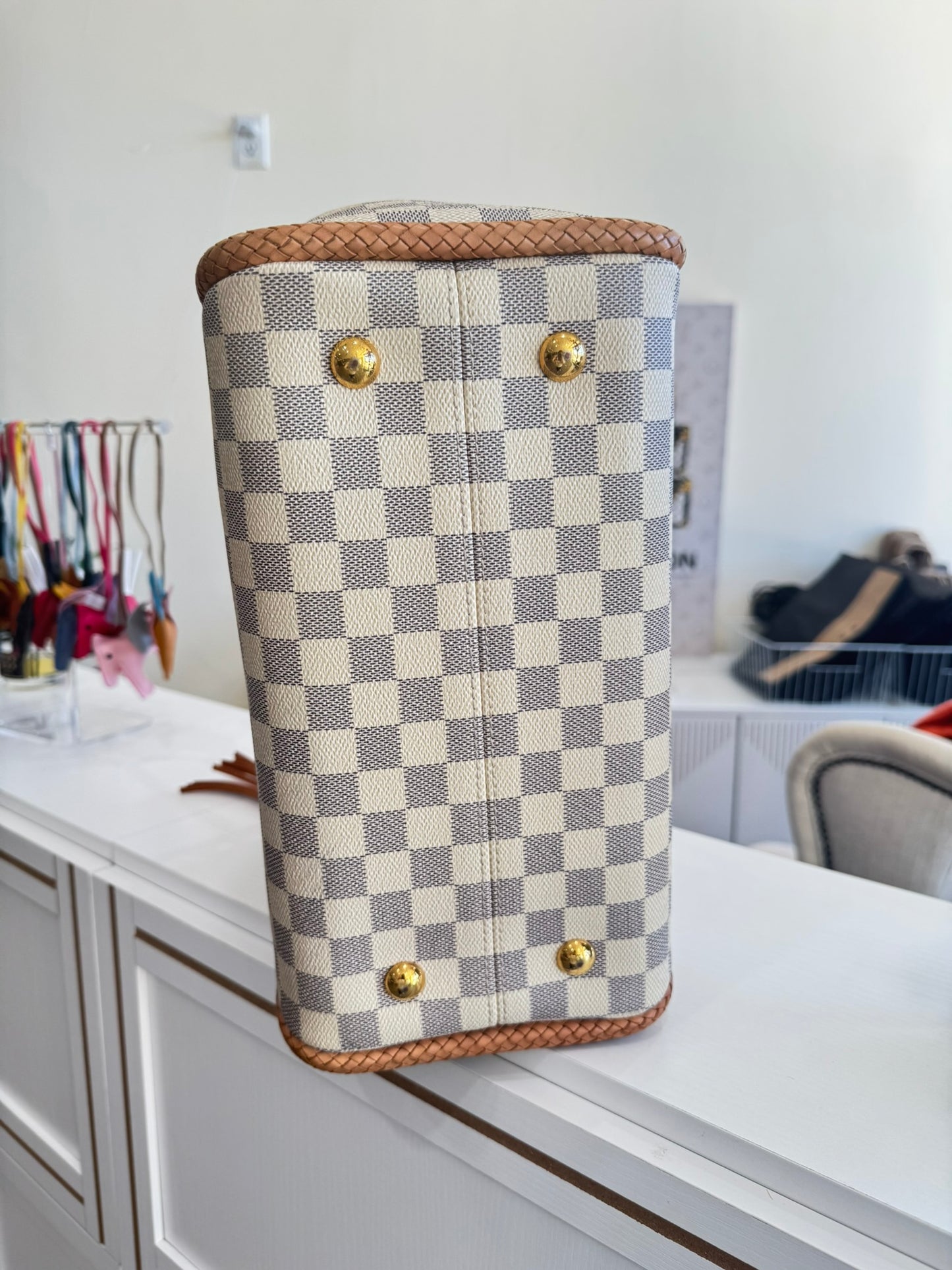 Louis Vuitton Propriano in Damier Azur Canvas