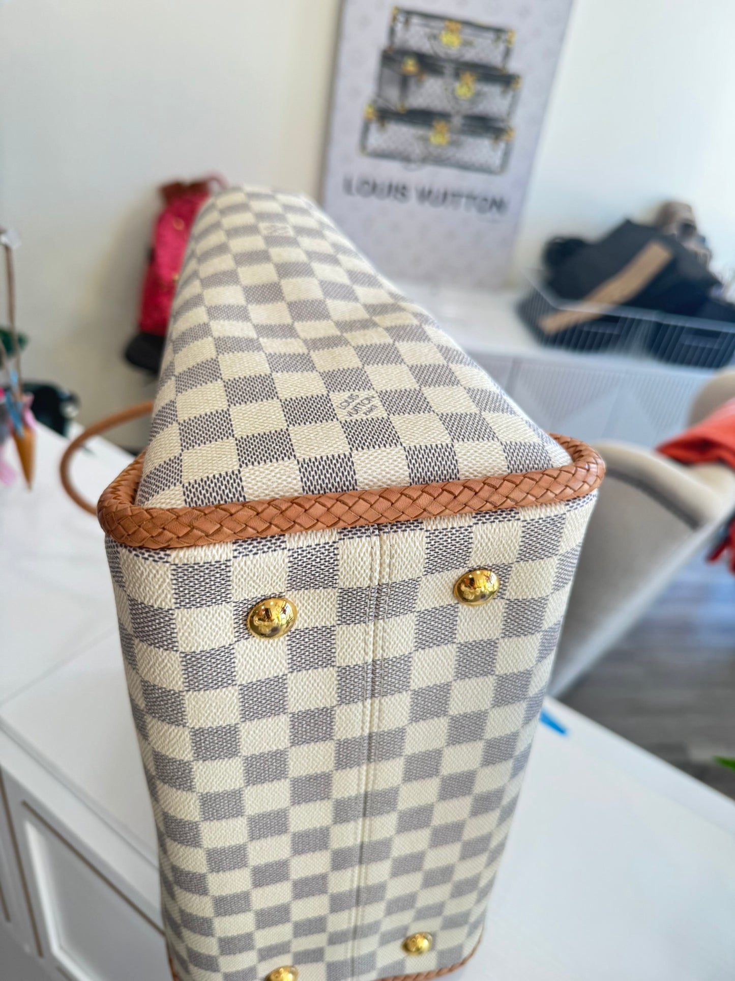Louis Vuitton Propriano in Damier Azur Canvas