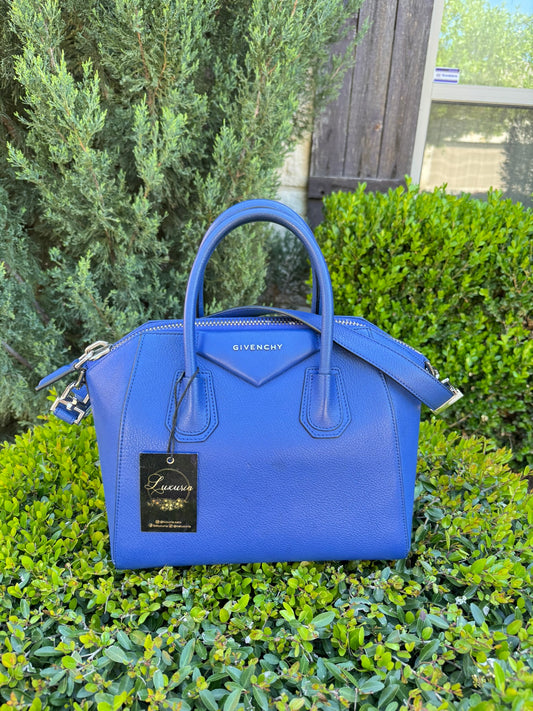 Givenchy Antigona in Blue Leather