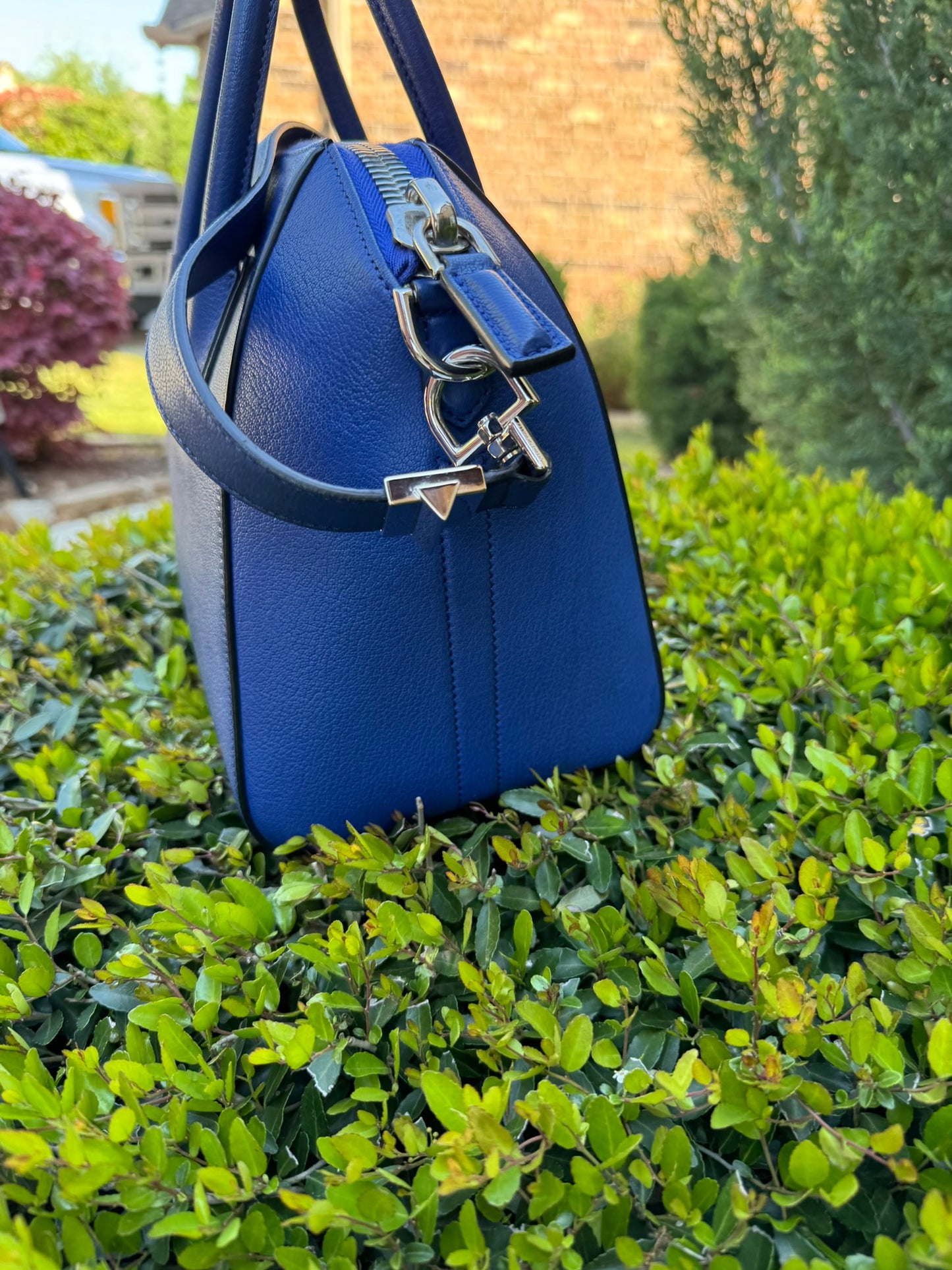 Givenchy Antigona in Blue Leather