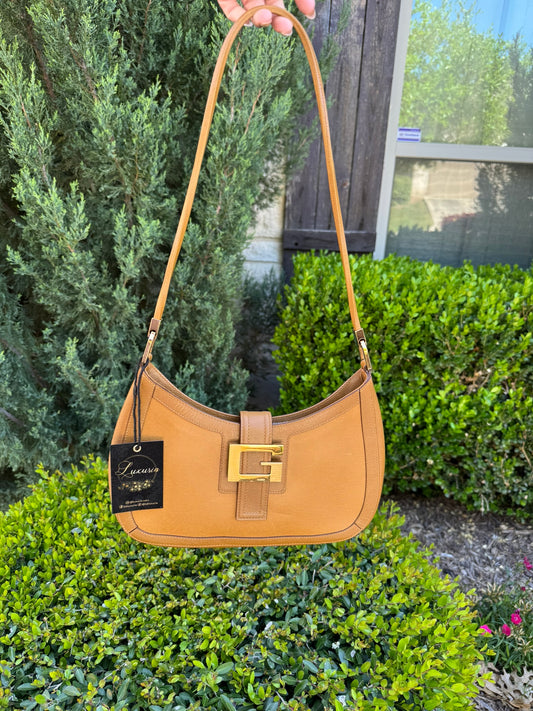 Gucci Vintage G Buckle Shoulder Bag