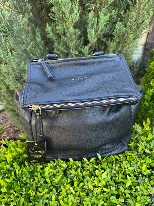 Givenchy Pandora Black Leather Backpack