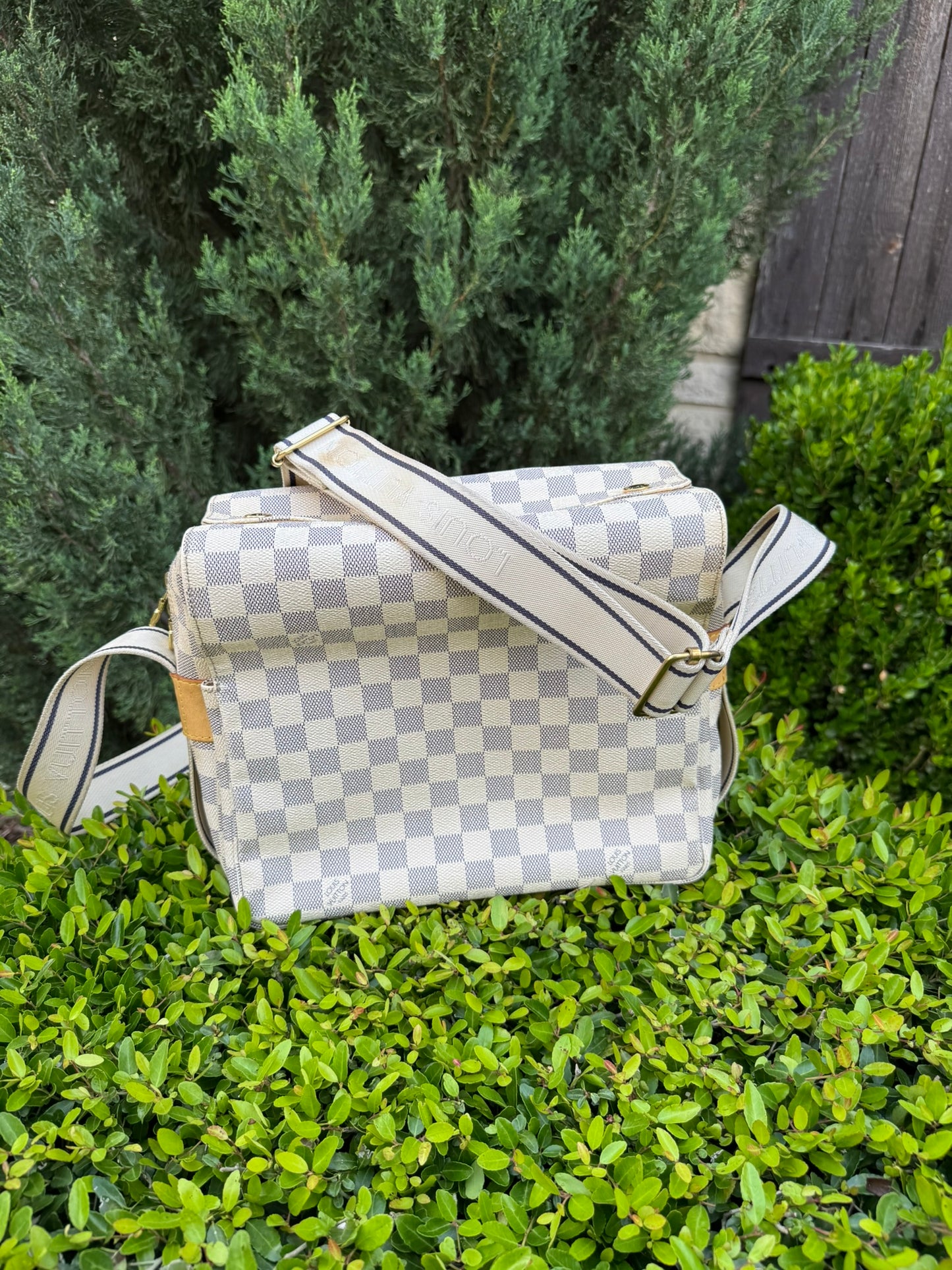 Louis Vuitton Naviglio in Damier Azur Canvas