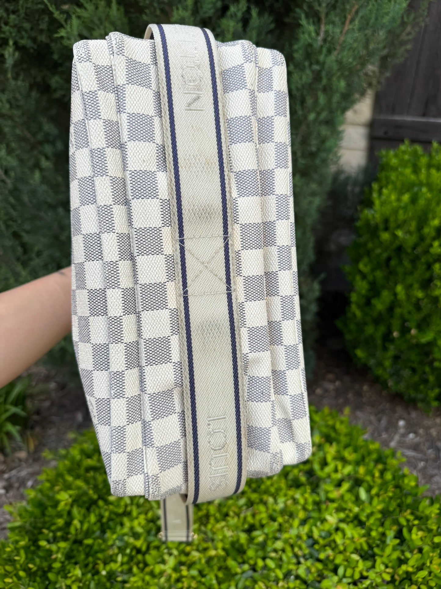 Louis Vuitton Naviglio in Damier Azur Canvas