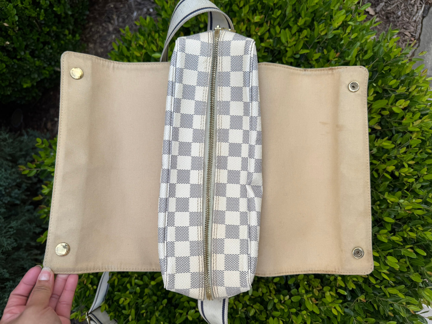 Louis Vuitton Naviglio in Damier Azur Canvas
