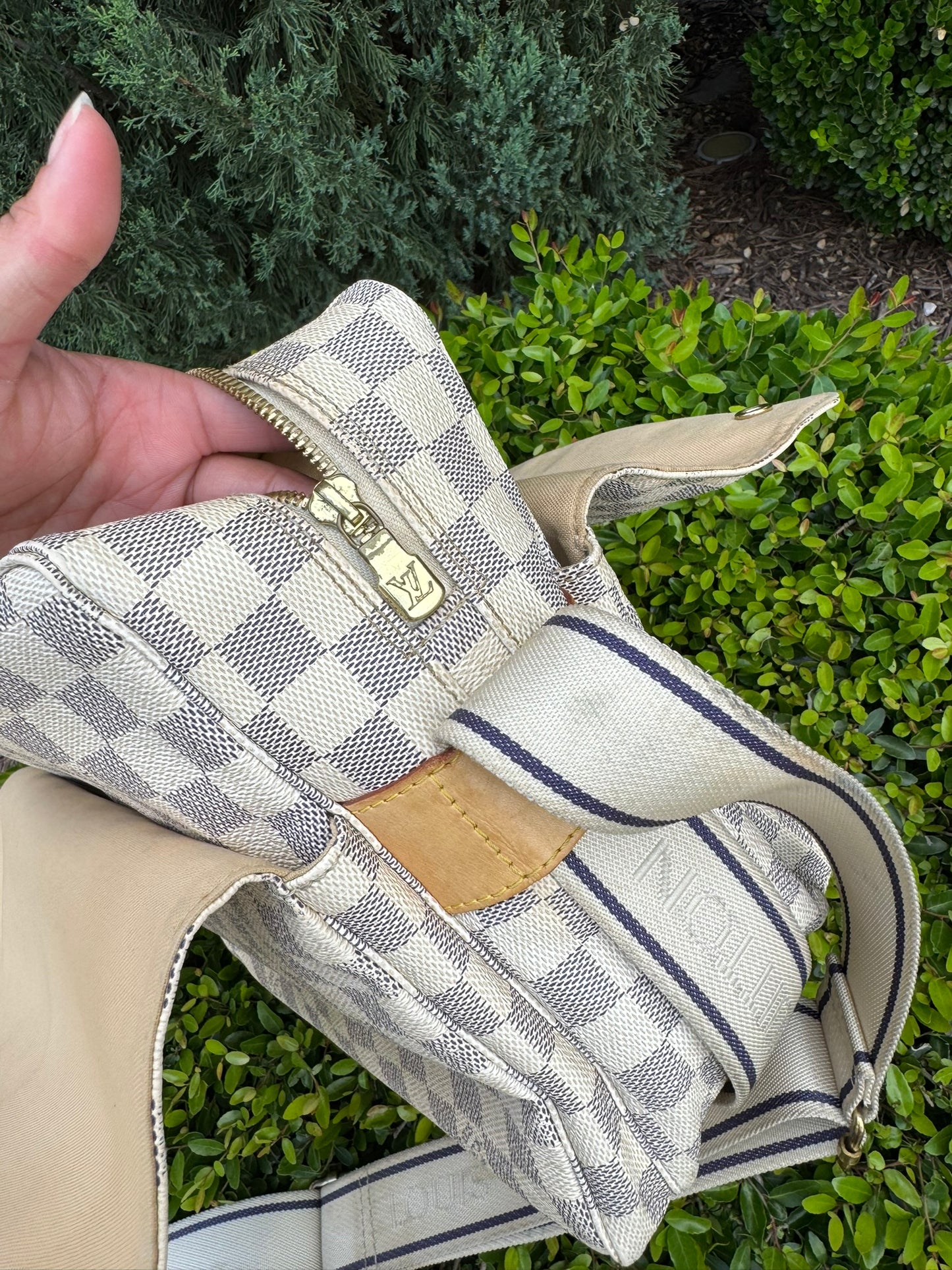 Louis Vuitton Naviglio in Damier Azur Canvas