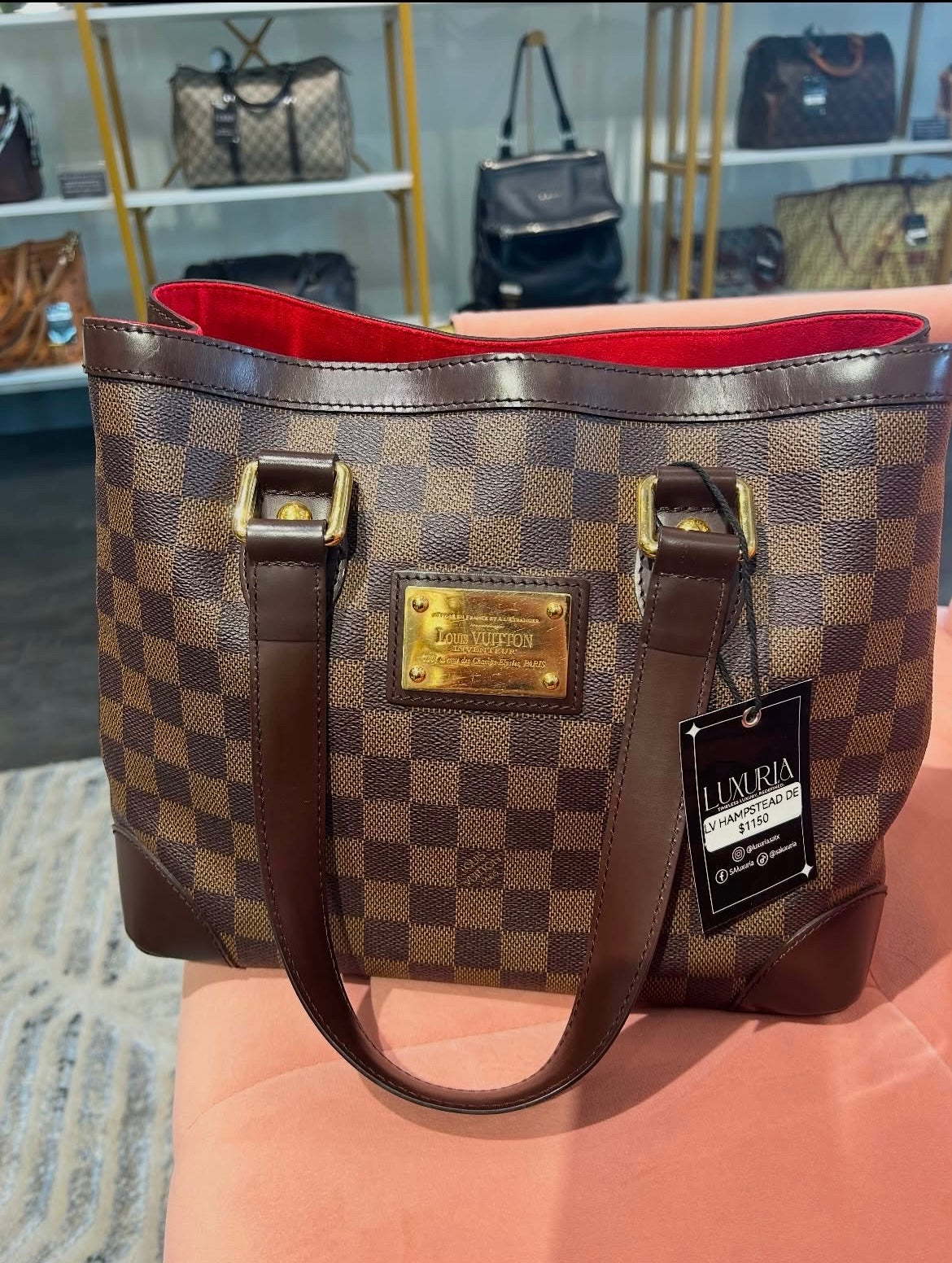 Louis Vuitton Hampstead PM – Damier Ebene