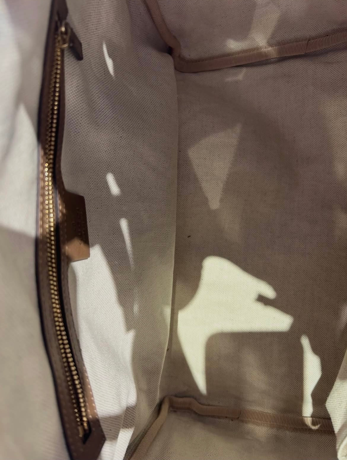 Gucci GG Supreme Boston Bag – Brown Leather Trim