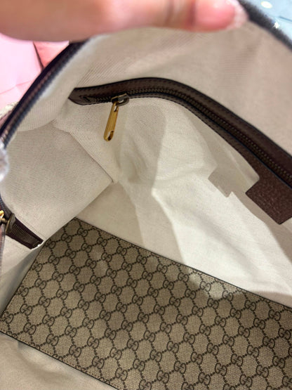 Gucci Savoy Ophidia Large Duffle Bag – GG Supreme Canvas