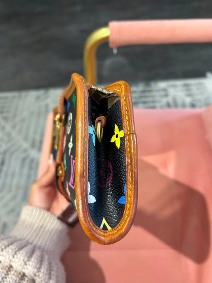 Louis Vuitton Shirley Clutch – Black Monogram Multicolore