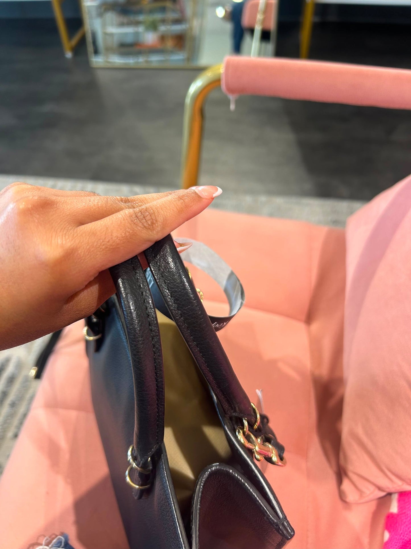 Balenciaga Papier Mini – Black Leather