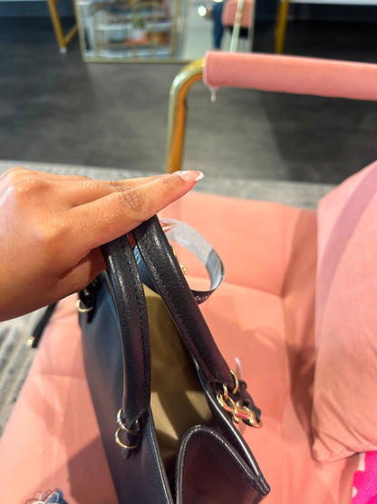 Balenciaga Papier Mini – Black Leather