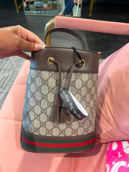 Gucci Ophidia GG Supreme Bucket Bag