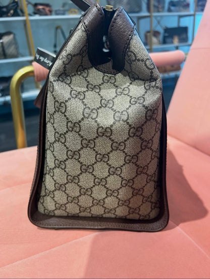 Gucci Ophidia GG Supreme Medium Top Handle Tote