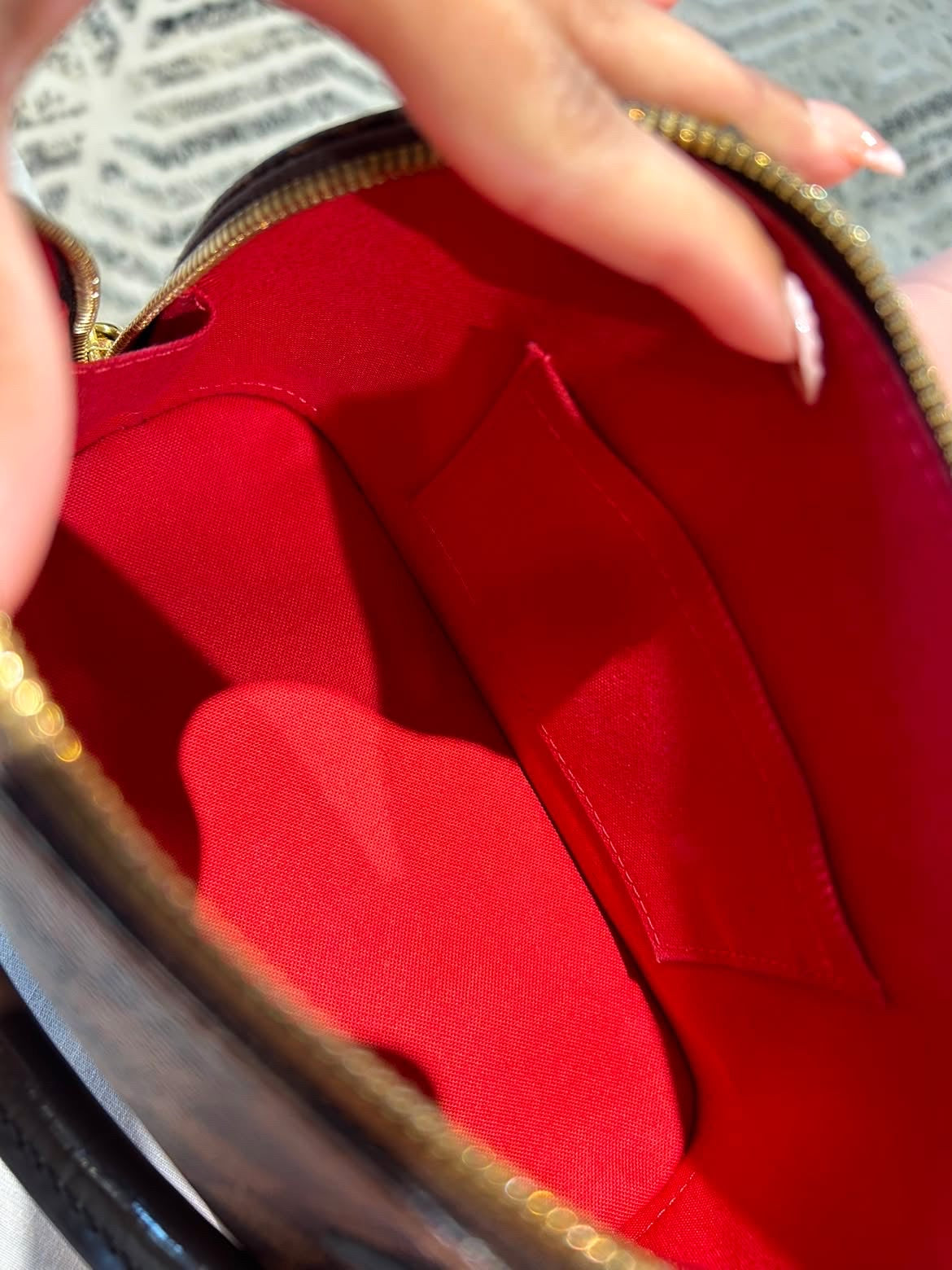Louis Vuitton Alma BB – Damier Ebene