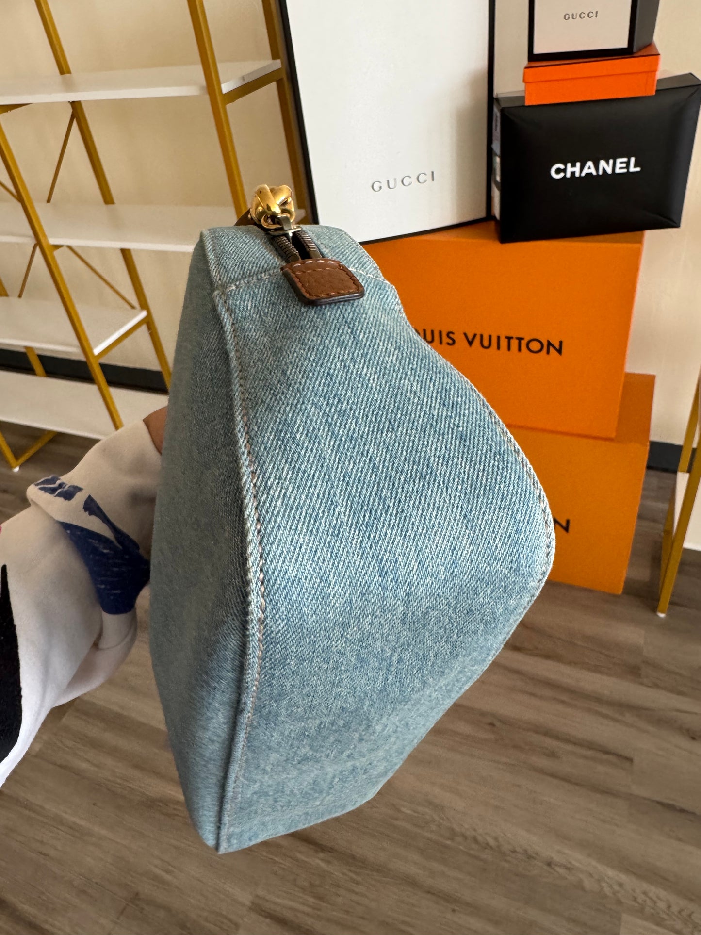 Gucci Soho Blue Denim Bag