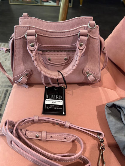 Balenciaga Neo Classic City Mini – Rose Pink Leather
