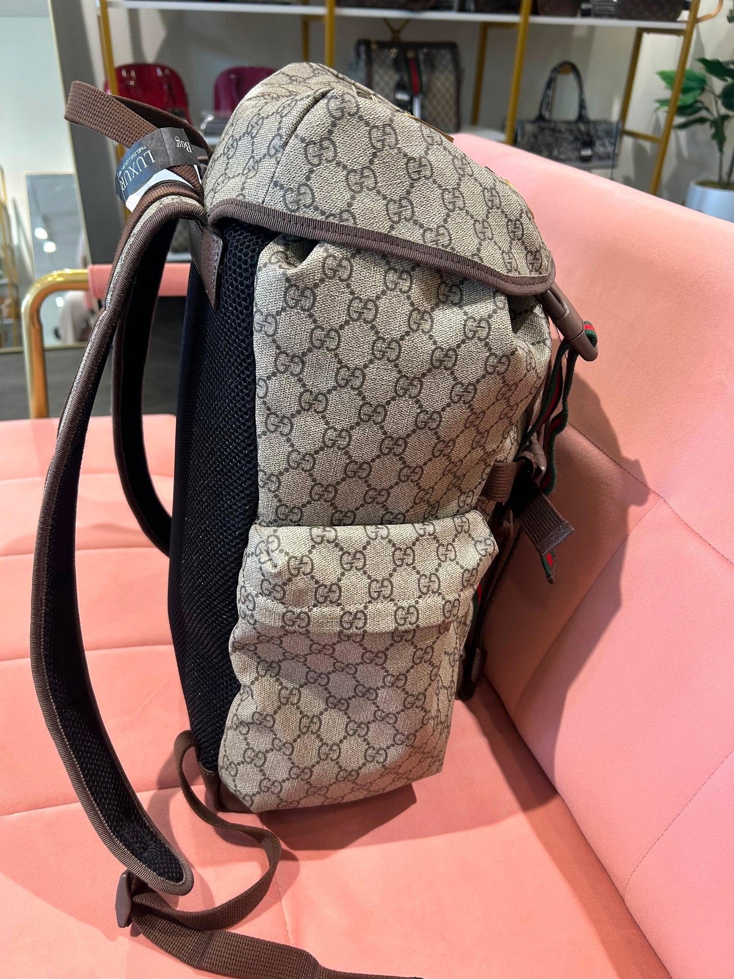 Gucci Ophidia GG Supreme Backpack