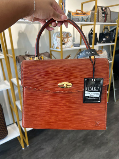 Louis Vuitton Malesherbes – Brown Epi Leather