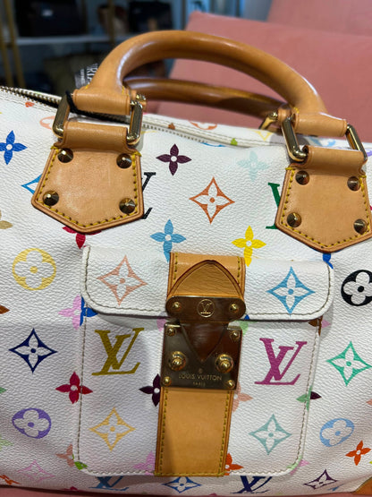 Louis Vuitton Speedy 30 – Multicolor Blanc