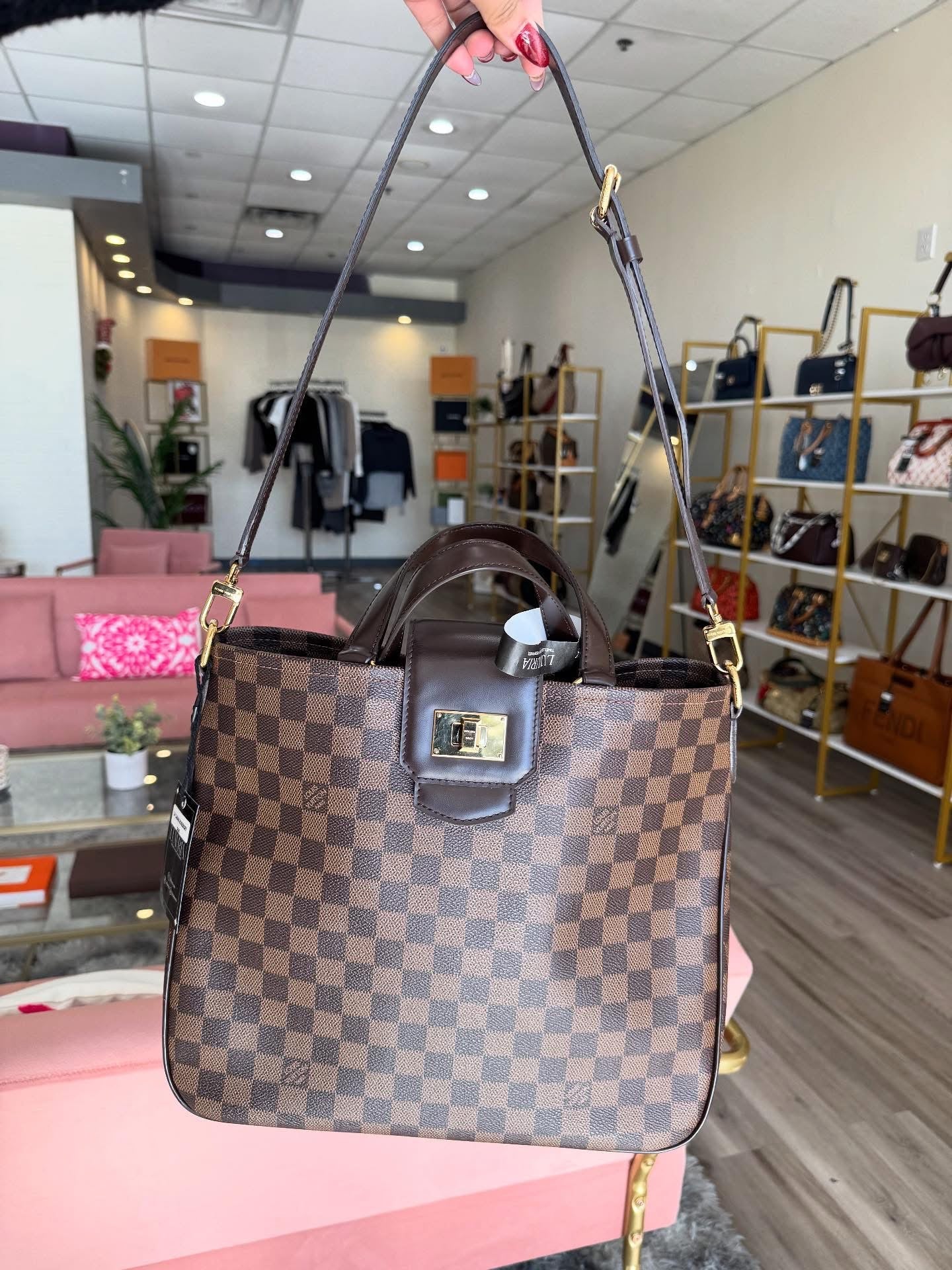 Louis Vuitton Cabas Rosebery – Damier Ebene Canvas