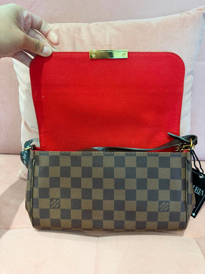 Louis Vuitton Favorite MM in Damier Ebene (For Ms Lisa)