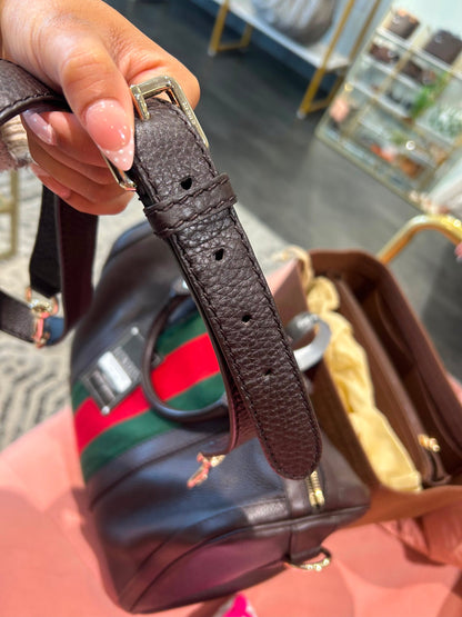 Gucci Boston Bag – Brown Leather