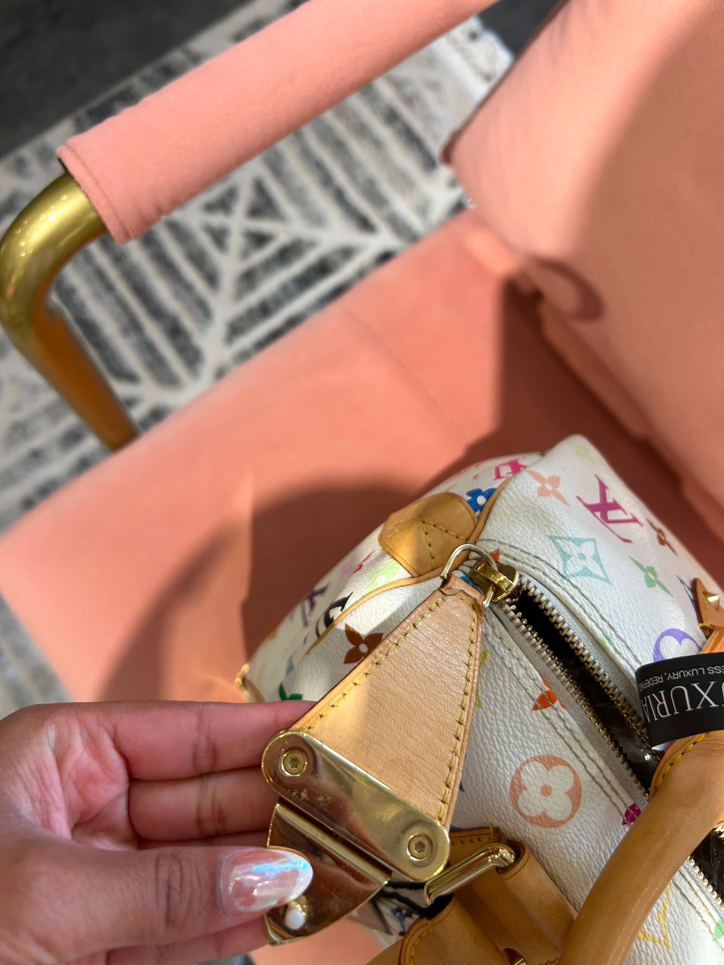Louis Vuitton Speedy 30 – Multicolor Blanc