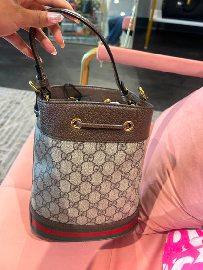 Gucci Ophidia GG Supreme Bucket Bag