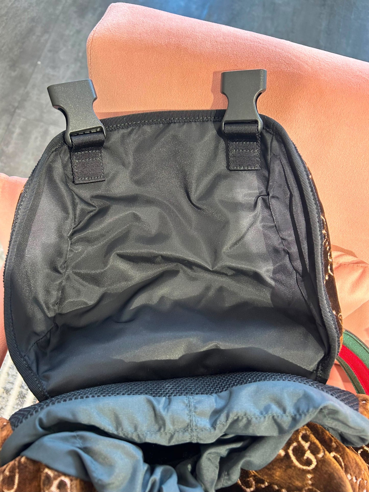 Gucci Velvet Backpack