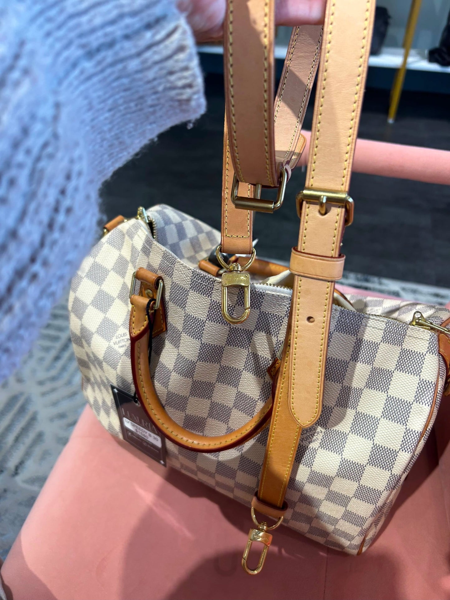 Louis Vuitton Speedy Bandoulière 30 – Damier Azur