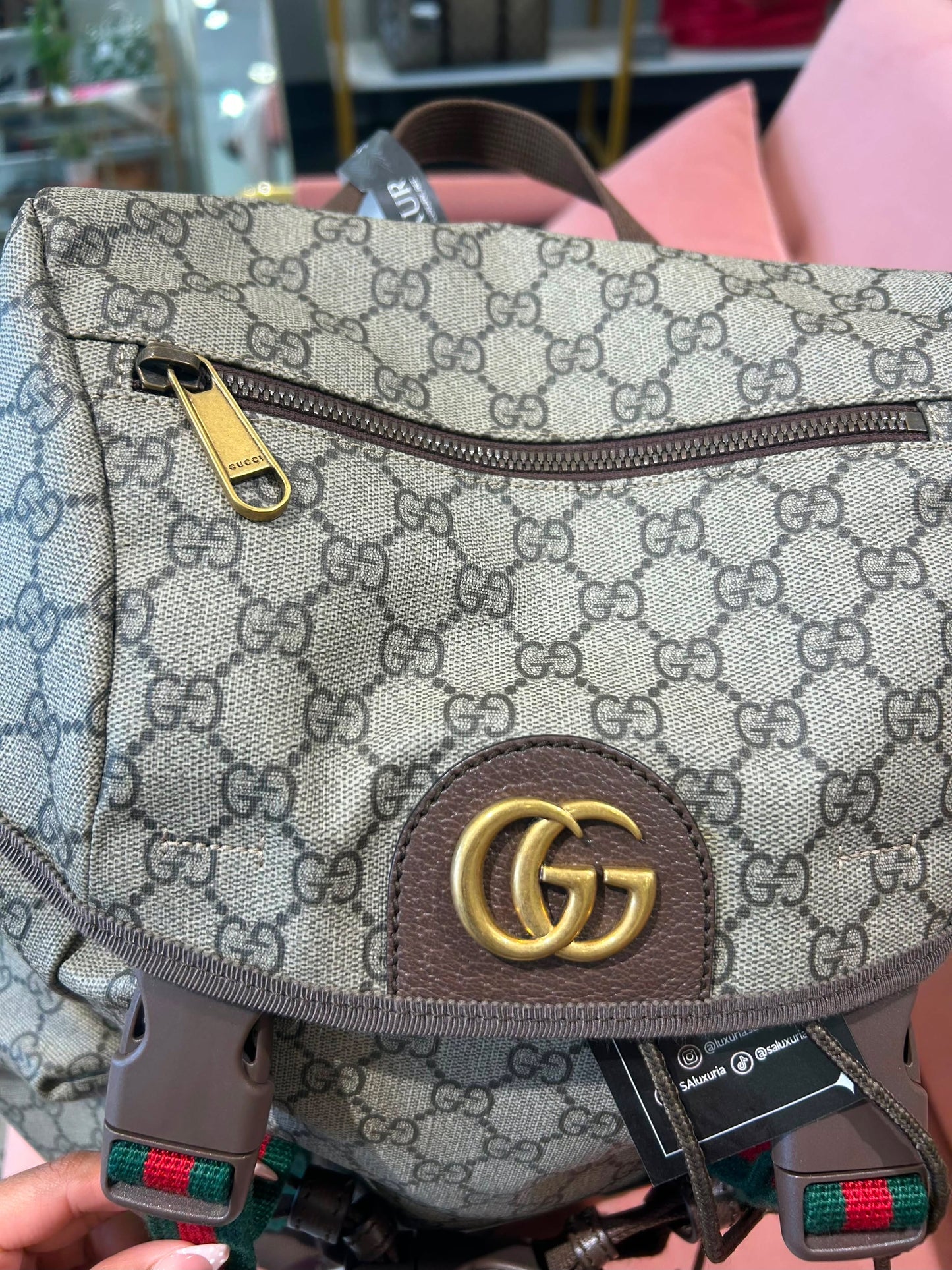 Gucci Ophidia GG Supreme Backpack