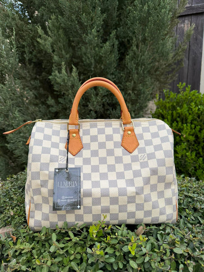 Louis Vuitton Speedy 30 in Damier Azur