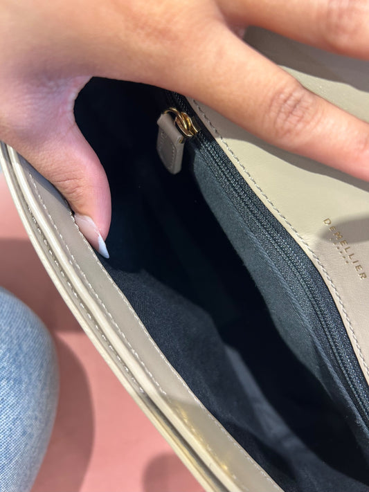 DeMellier Vancouver Shoulder Bag – Cream Leather