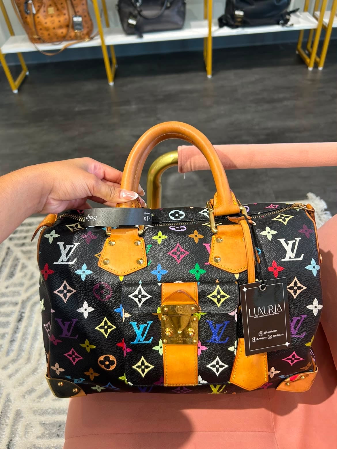 Louis Vuitton Speedy 30 – Black Monogram Multicolore