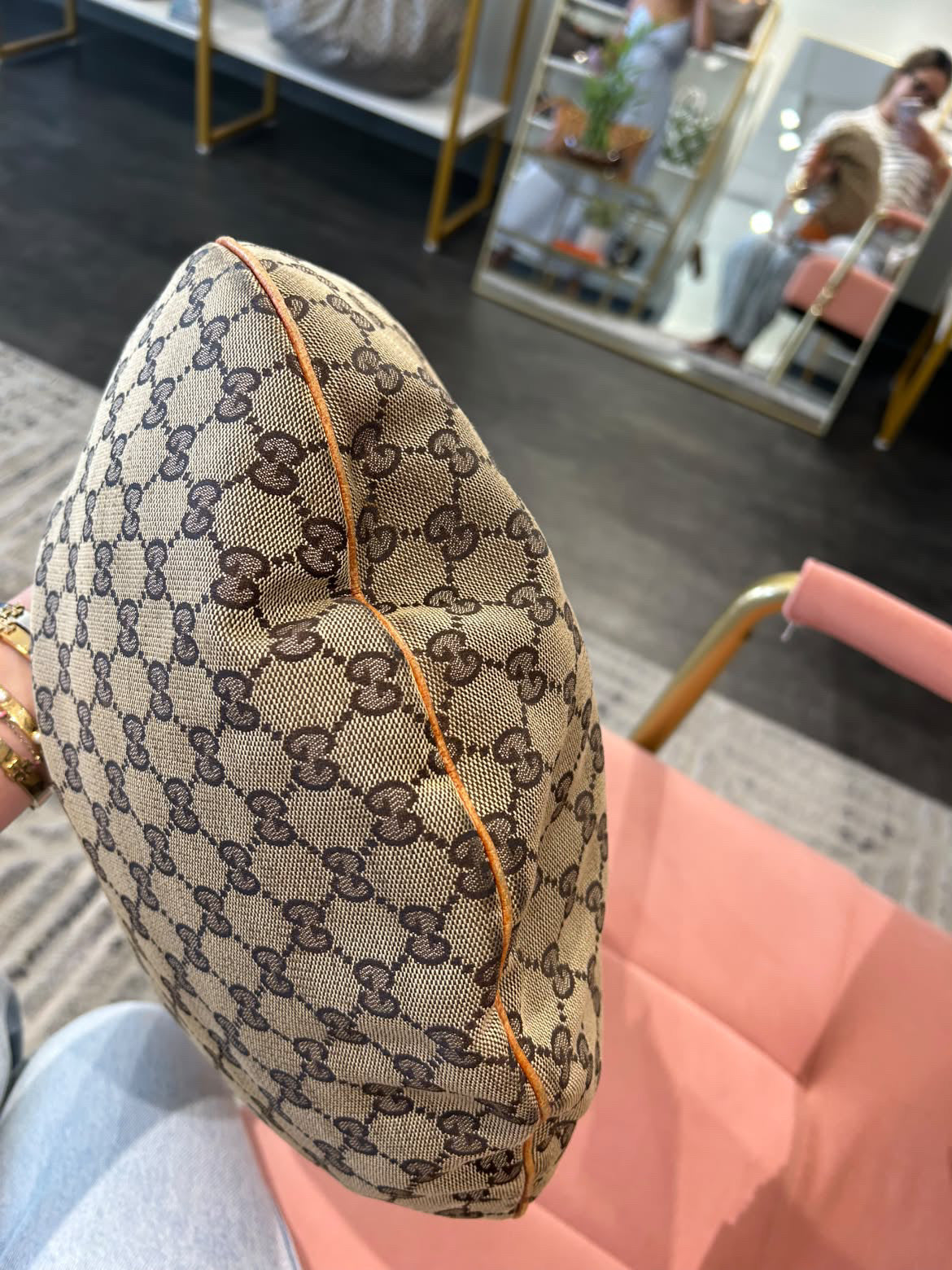 Gucci GG Canvas Hobo Bag