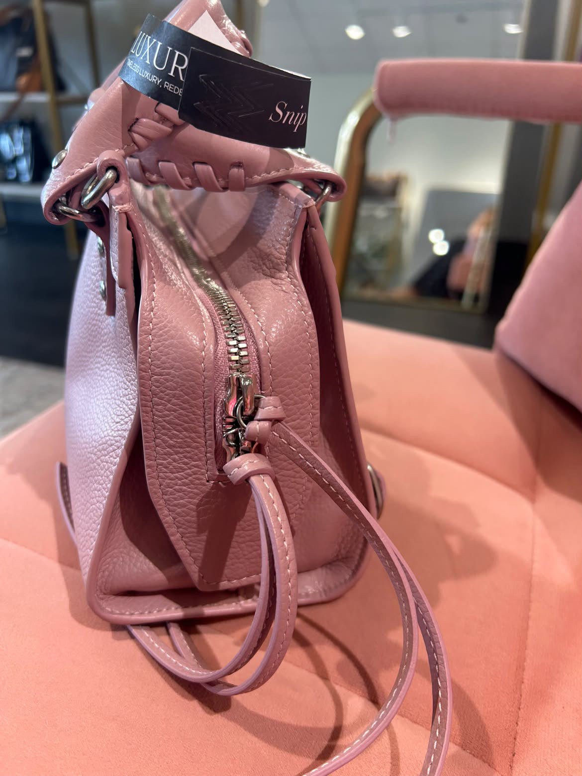 Balenciaga Neo Classic City Mini – Rose Pink Leather