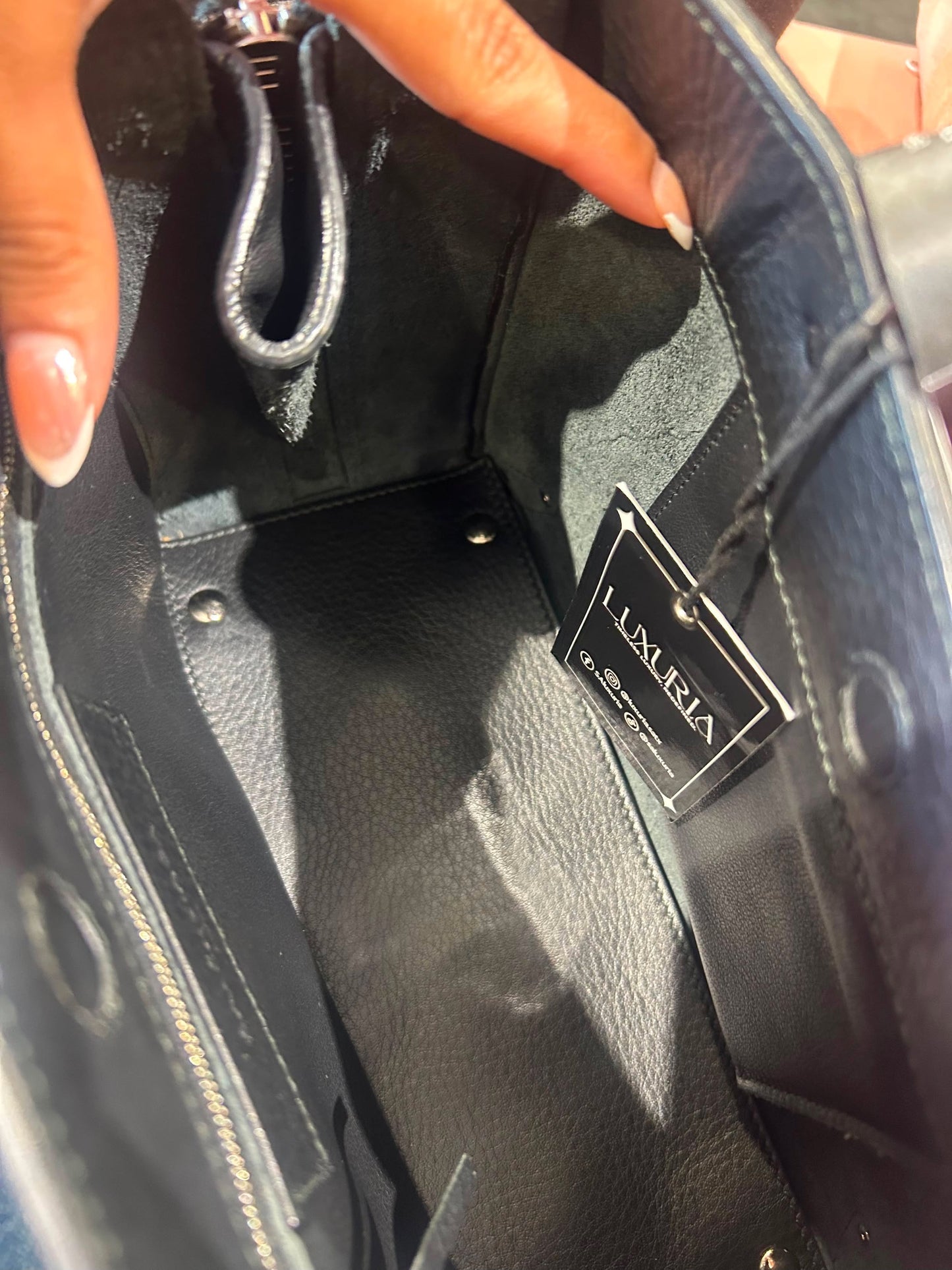 Balenciaga Papier Small – Black Leather