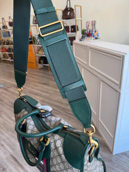 Gucci Neo Green Skull Duffle Bag