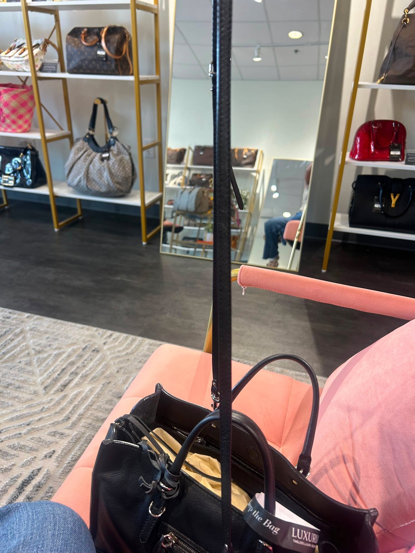 Balenciaga Papier Small – Black Leather